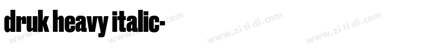 druk heavy italic字体转换 druk heavy italic字体转换